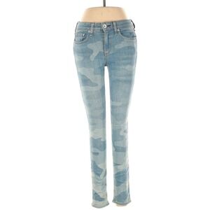 Rag & Bone Camo Print Denim Jeans‎ Slim Fit Casual Pants Size 24